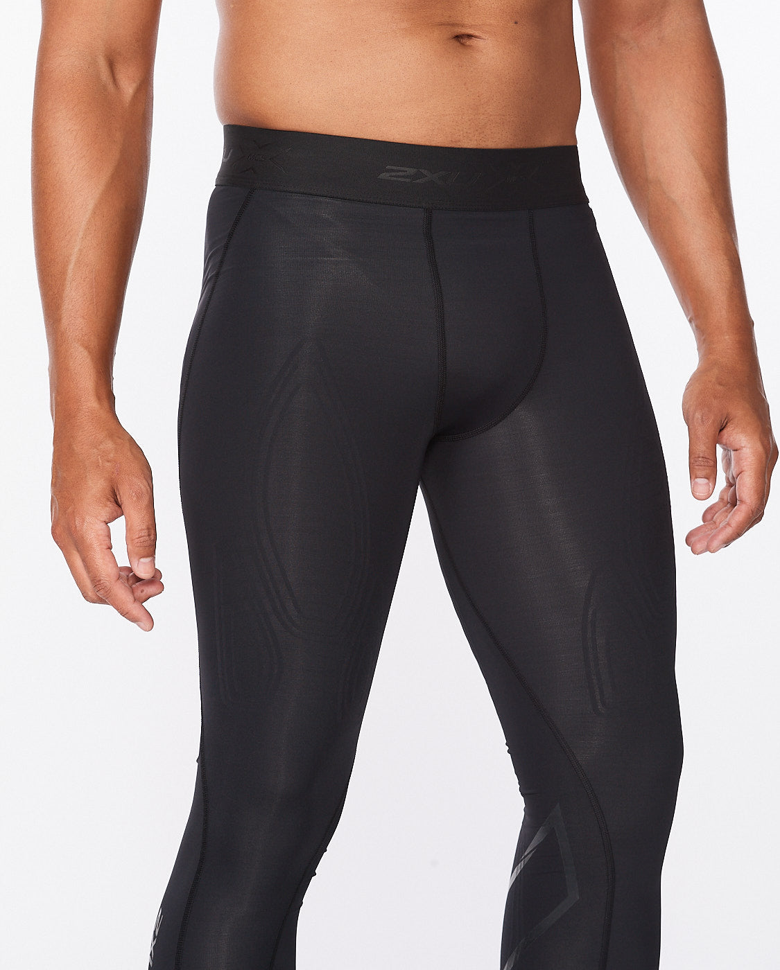 Force Compression Tights, Black/Nero