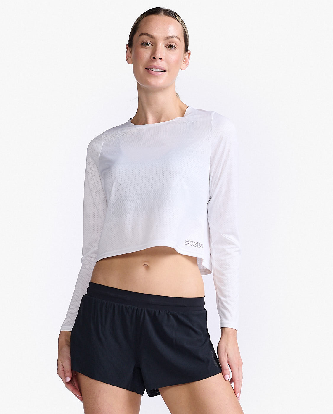 Light Speed Tech Crop Long Sleeve